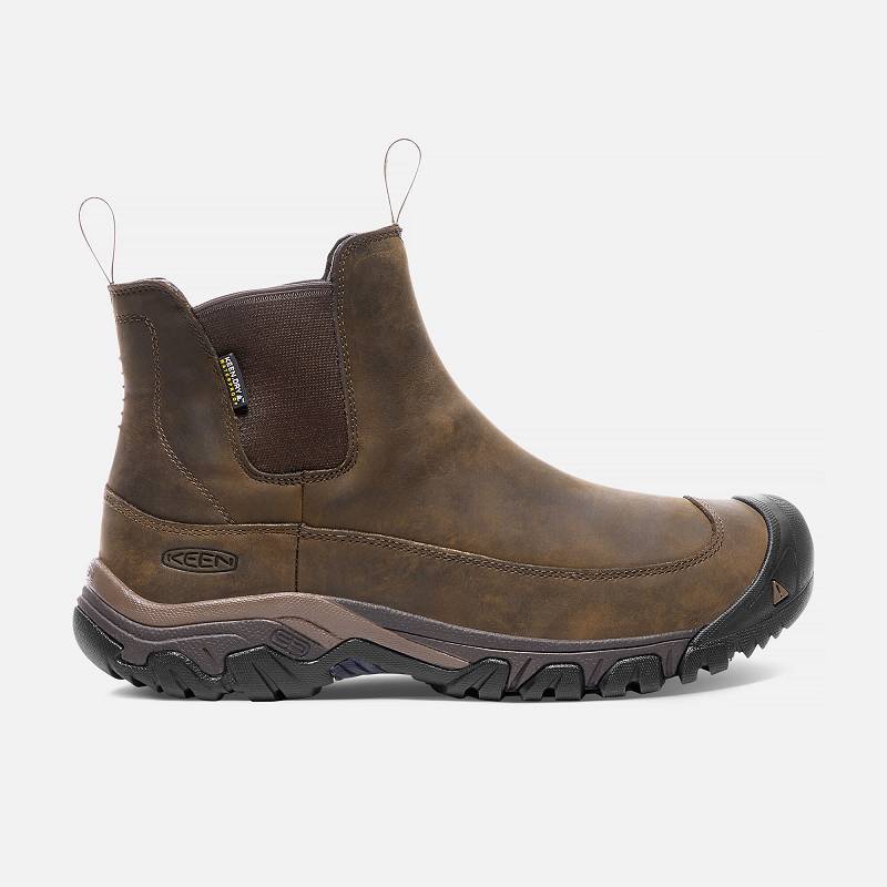 Keen Anchorage III Waterproof Winterstiefel Herren DE-50342 Dark Earth/Mulch - Keen Herrenschuhe Bra